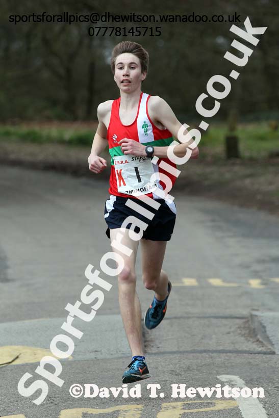 Jack Wyllie (Aldershot Farnham and District) 8th leg of the National 12 Stage Relay, National 12 and 6 Stage Relays, Sutton Park, Birmingham. Photo: David T. Hewitson/Sports for All Pics